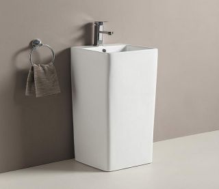 Раковина  CeramaLux P7004L белая 40 см